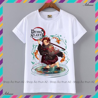 (SALE) Áo thun nam nữ in hình Kimetsu no Yaiba Kamado Tanjiro đẹp M2415