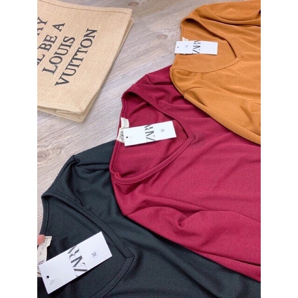 Váy suông cotton len tăm cổ tim