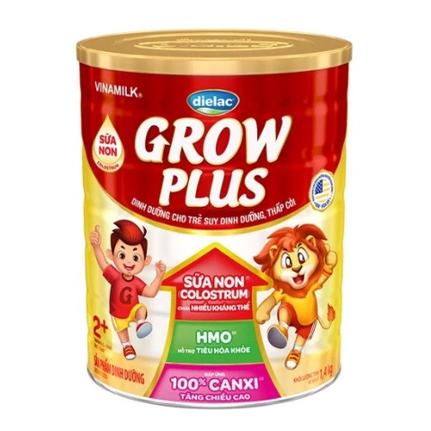 Sữa Bột Dielac Grow Plus 1+/2+ HT 1400g (Sữa Non)