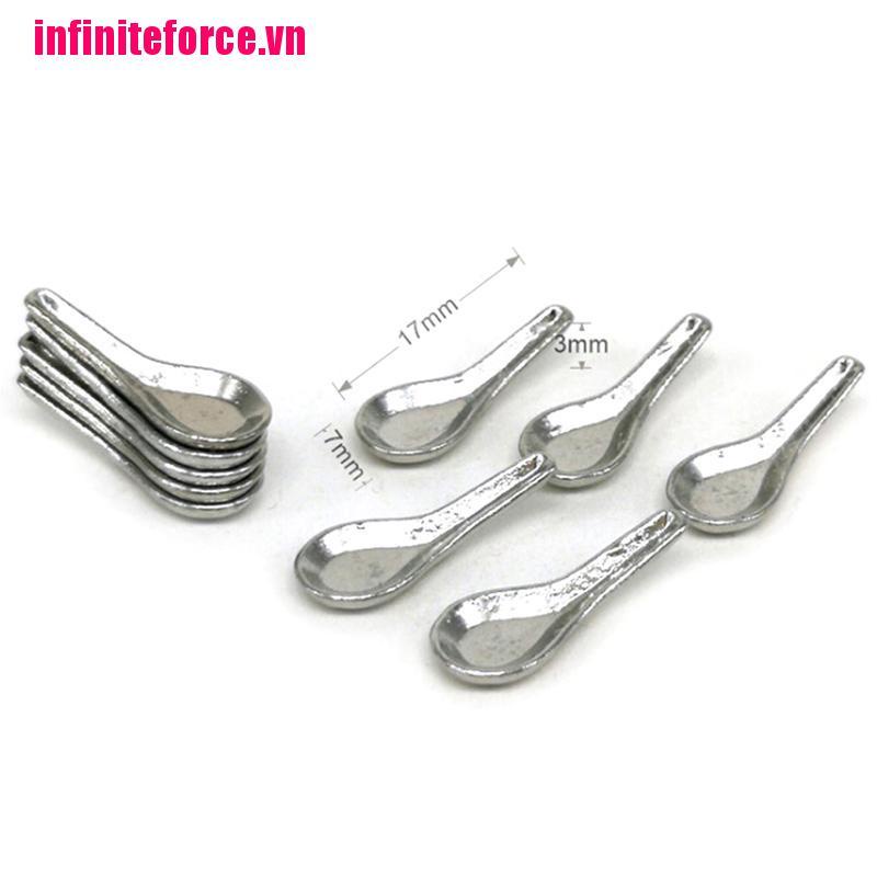 Bộ 10 Muỗng Súp Mini Tỉ Lệ 1: 12 Trang Trí Nhà Búp Bê