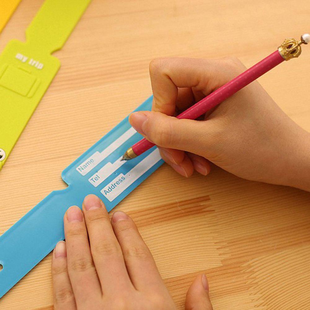 UUMIR Thẻ tag đánh dấu hành lý vali silicone thiết kế hoạt hình dễ thương dành cho du lịch công tác