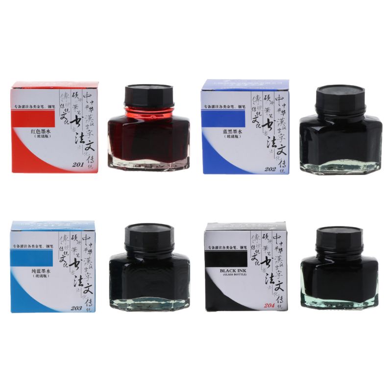 Bút Mực Nước Dạng Chai Thủy Tinh Mượt Mà 50ml