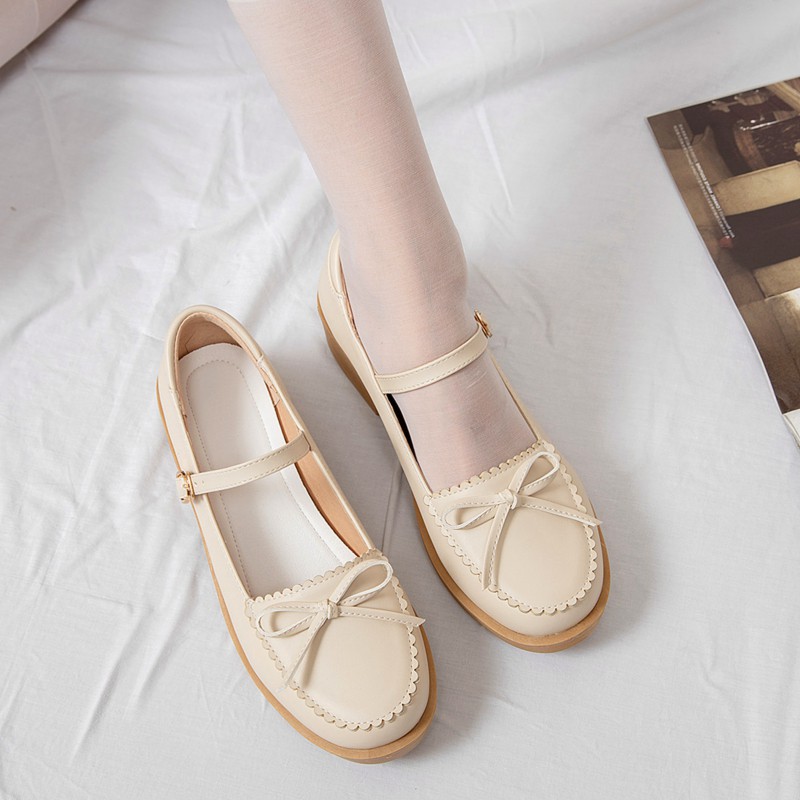 GIÀY MARY JANE NƠ XINH SIZE 33 - 40