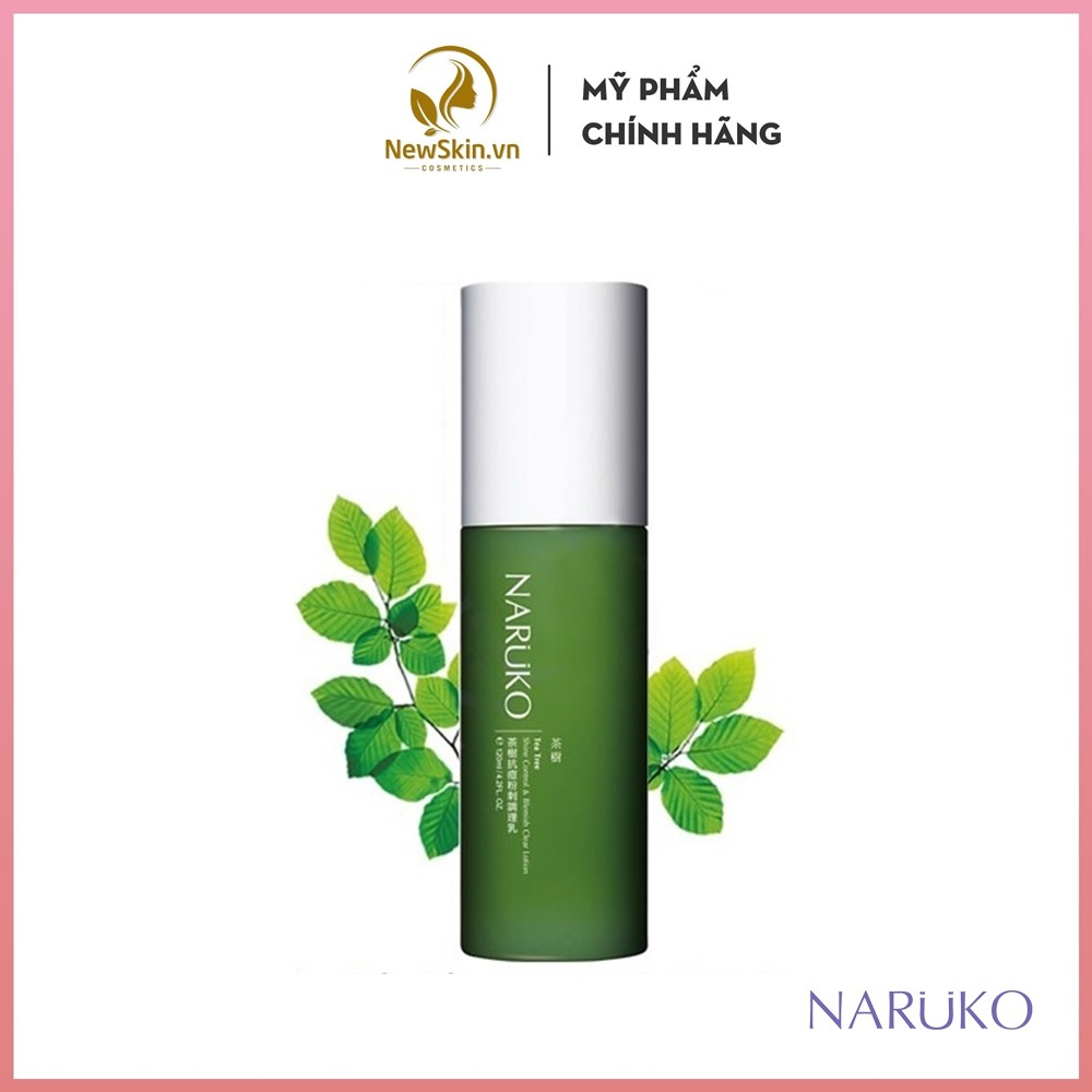 Toner tràm trà Naruko Tea Tree Shine Control &amp; Blemish Clear Toner 150ml