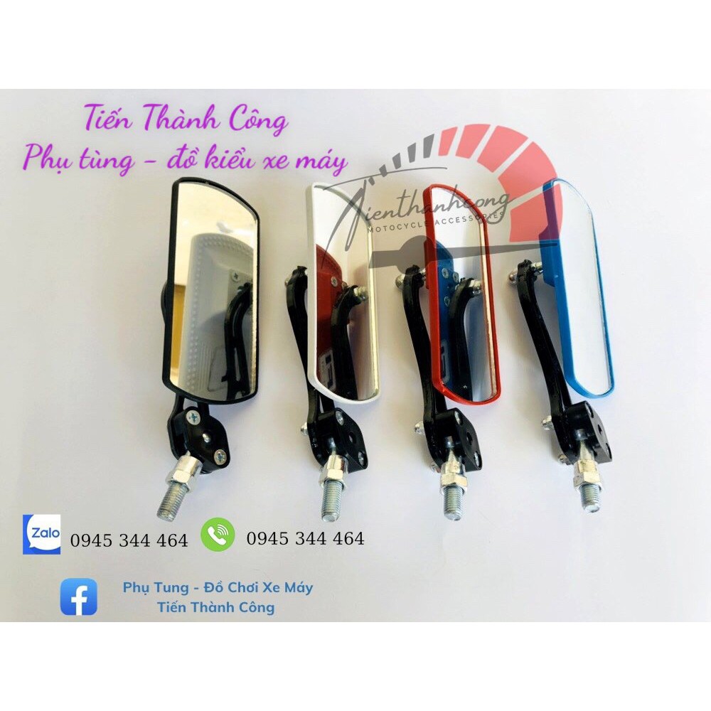 Gương xe máy chữ nhật/Kính hậu siêu mỏng