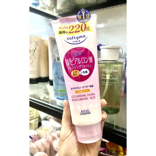 [ XÁCH TAY NHẬT ] SỮA RỬA MẶT LÀM TRẮNG &amp; CHỐNG LÃO HOÁ DA NHẬT KOSE SOFTYMO CLEANSING FOAM 220g