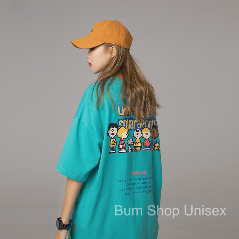 Áo Thun Tay Lỡ Unisex Form Rộng Nam Nữ - TTL734 Unfui - Chất Thun Cotton Mềm Mát - Form Unisex Oversize < 80kg | BigBuy360 - bigbuy360.vn