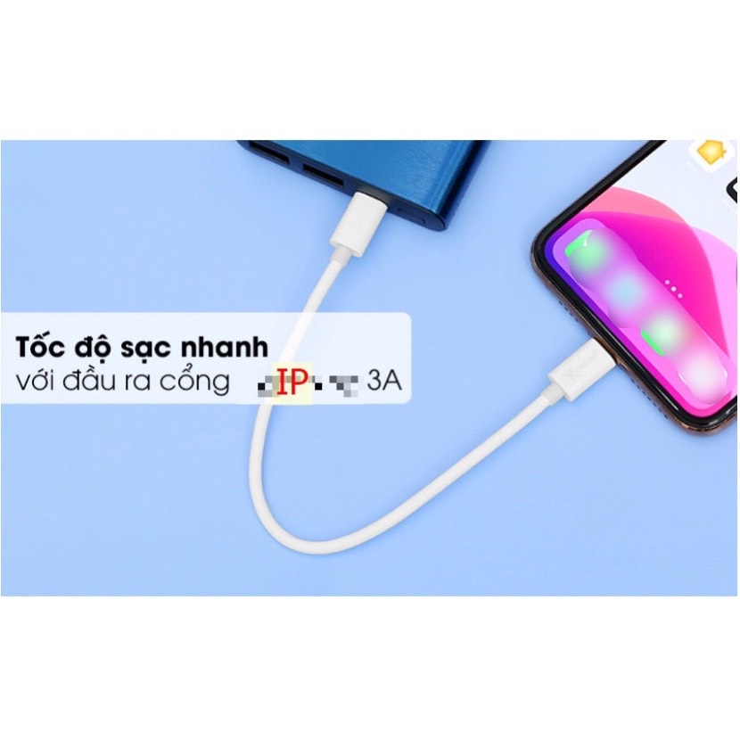 🌟 LOẠI 1 🌟Dây Cáp Sạc Nhanh PD 20W 30CM CÁP NGẮN IP 7 8 X XR XS 11 12 13 14 PRO PLUS MAX MINI