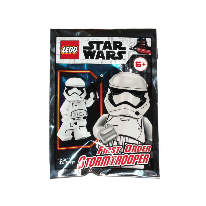 LEGO UNIK BRICK Star Wars 911951 First Order Stormtrooper Foil Pack Polybag Túi nhân vật đội quân Stormtrooper