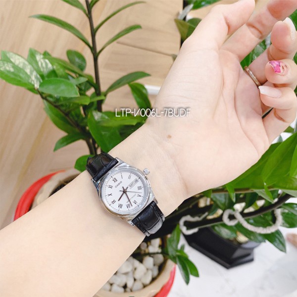 Đồng hồ nữ dây da, dây kim loại Casio Standard chính hãng Anh Khuê LTP-V006 Series (25mm)