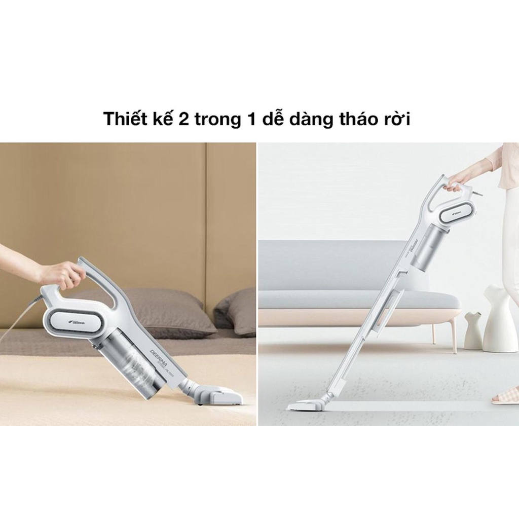 HỎA TỐC - Máy hút bụi Deerma DX700/DX700S - 3 đầu nối - 600W - BH Chính Hãng