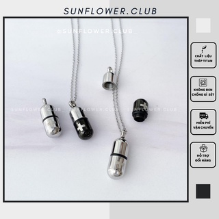 Dây chuyền mặt viên thuốc