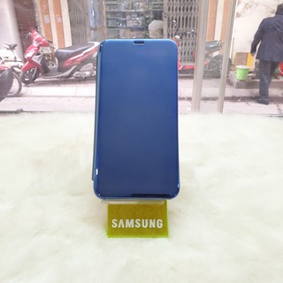 Bao Da Clear View Cover Standing Samsung A7 2018