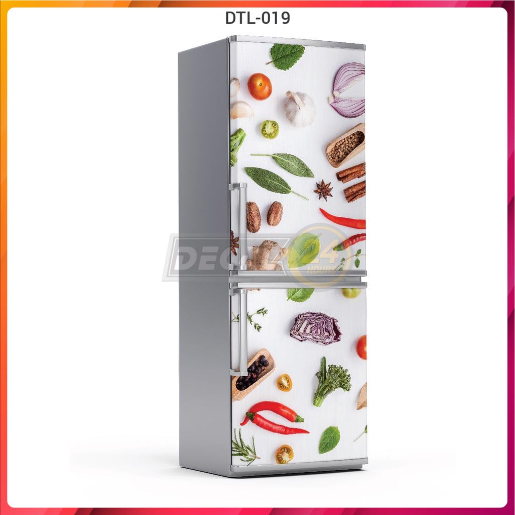 Giấy dán chuyên dụng cho tủ lạnh Shop Châu chống nước, siêu bền, làm mới cho chiếc tủ lạnh cũ - DTL-019