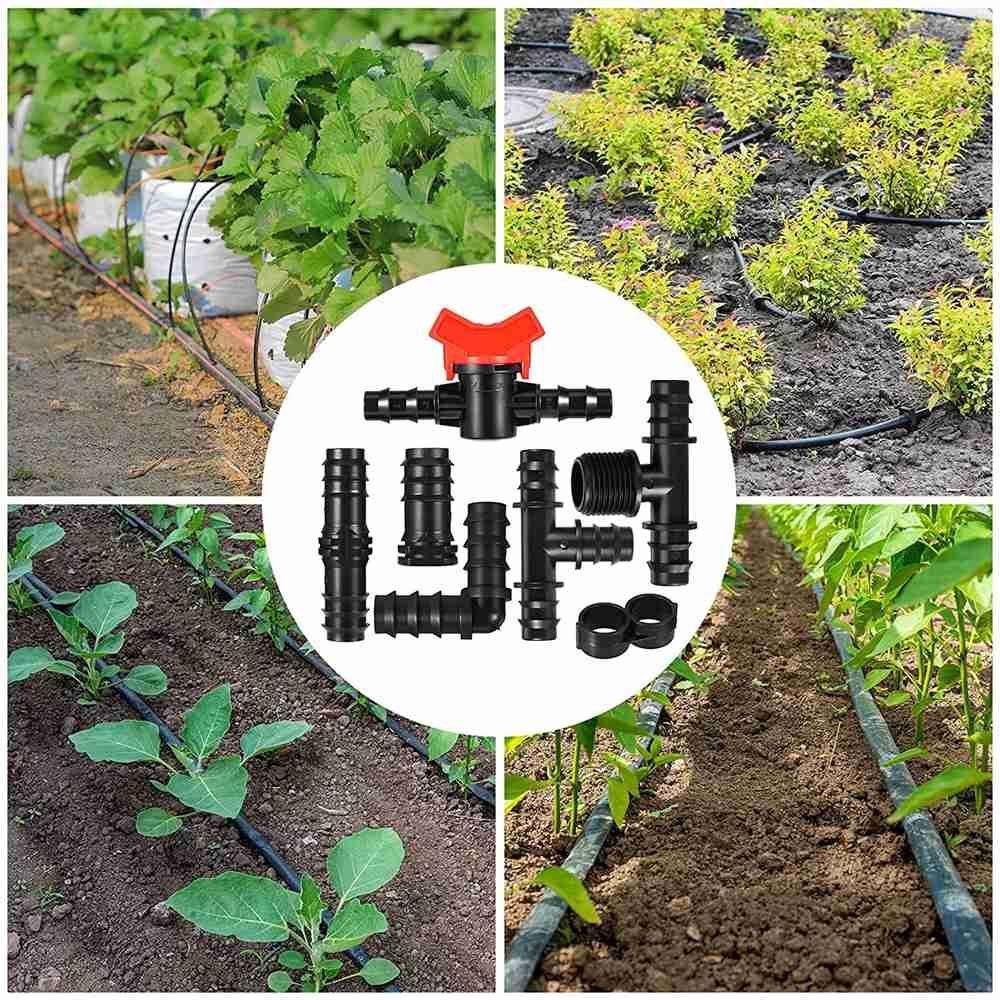 Set 52 Đầu Nối Ống Nước Hình Chữ T Tiện Dụng Cho Hệ Thống Tưới Vườn
