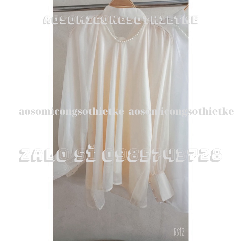 áo babydoll tay bồng tiểu thư dấu quần kaca aosomicongsothietke