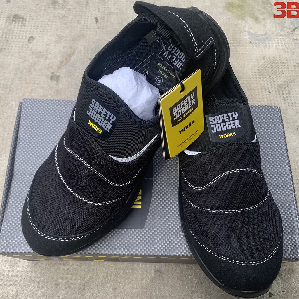 GIÀY BẢO HỘ KHÔNG DÂY DÁNG THỂ THAO JOGGER SAFETY YUKON SIÊU NHẸ | BigBuy360 - bigbuy360.vn