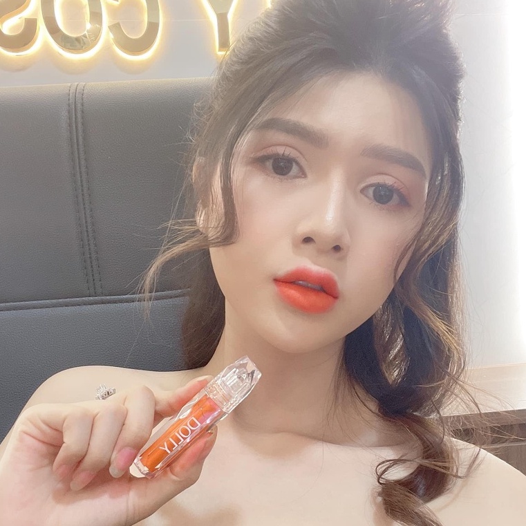 Son Lì Son Kem  DOLLY DIAMOND VELVET Không Chì Cao Cấp Chính Hãng