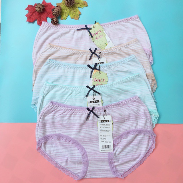 quần lót nữ cotton viền ren chất đẹp mặc cực mát cực thích số lượng có hạn HÀNG TỐT