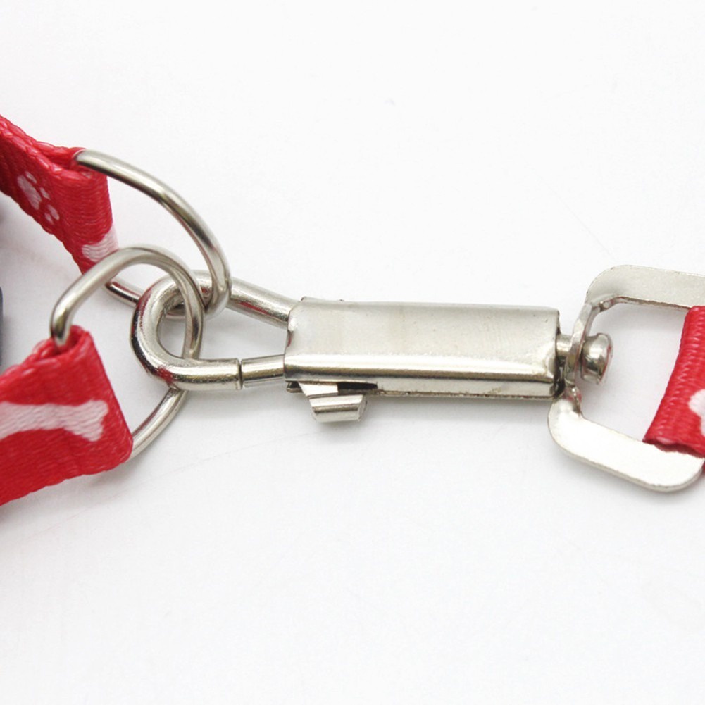 Dây Dắt Thú Cưng Đi Dạo Kèm Dây Dắt In Họa Tiết Xương Chó Dễ Thương Độc Đáo Chất Lượng Cao