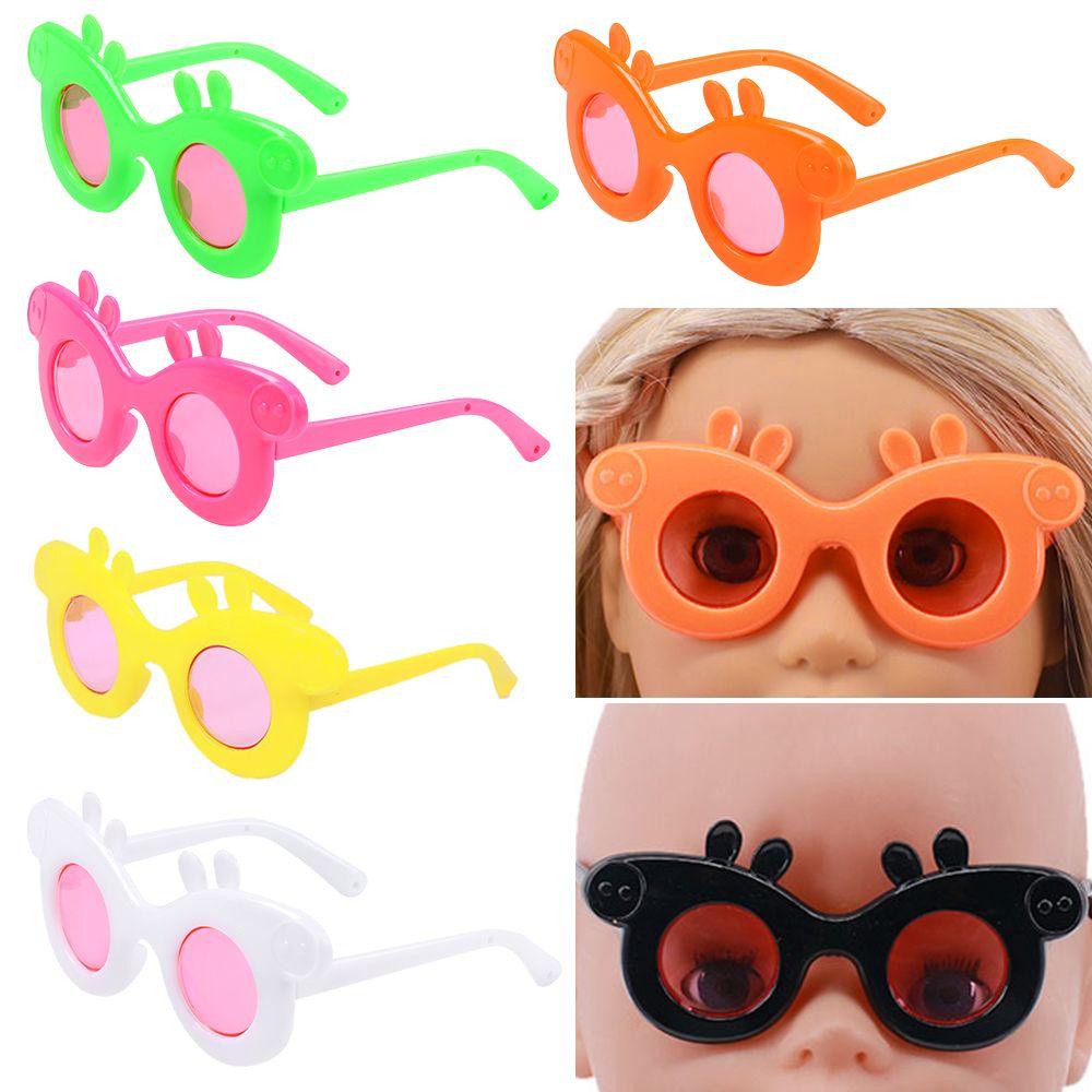 Mắt Kính Gọng Kim Loại Mini Dễ Thương Dành Cho Búp Bê