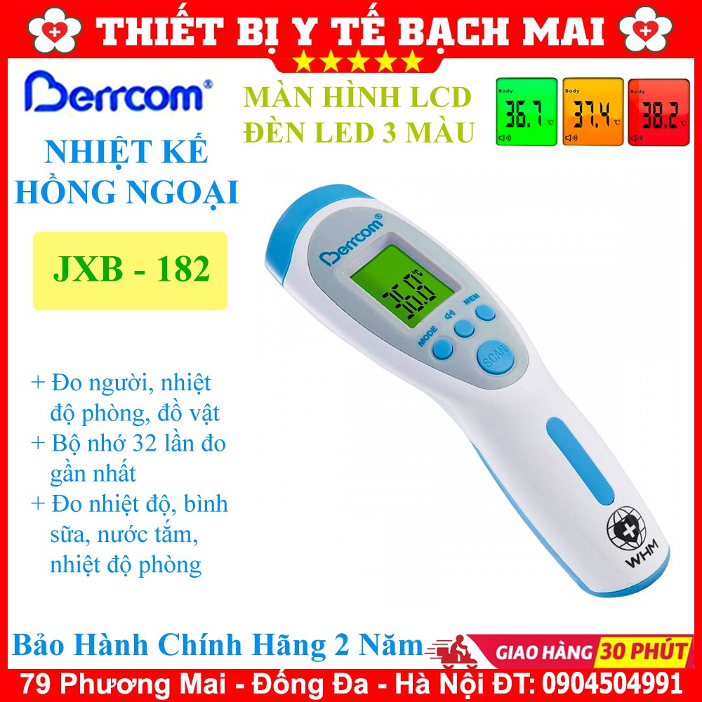 GIÁ SHOCK Nhiệt Kế Hồng Ngoại Cao Cấp Berrcom JXB-182