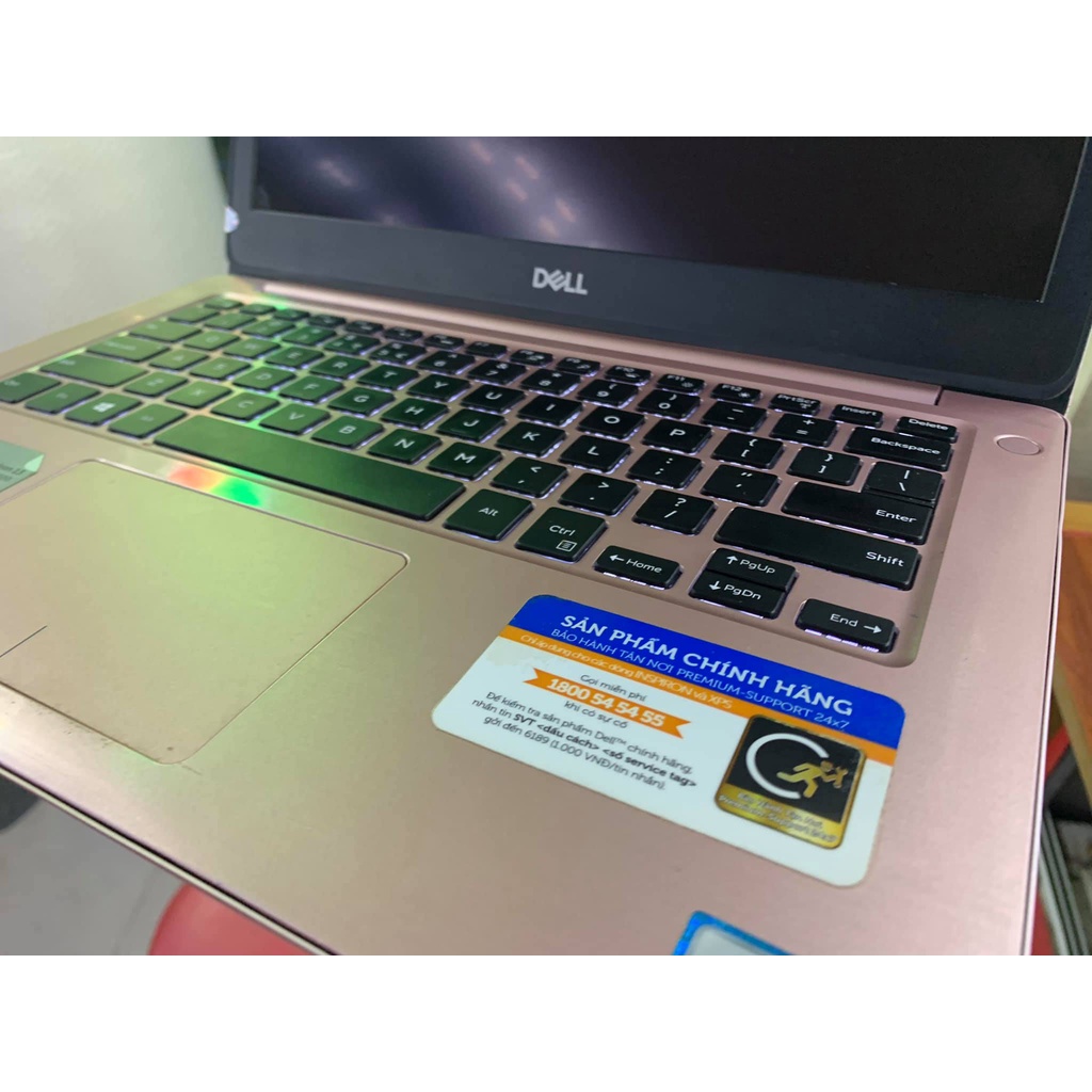 Dell 5370 i3 7130U, Ram 4G, SSD 128G, 13.3 Full HD phím led, máy màu hồng | WebRaoVat - webraovat.net.vn