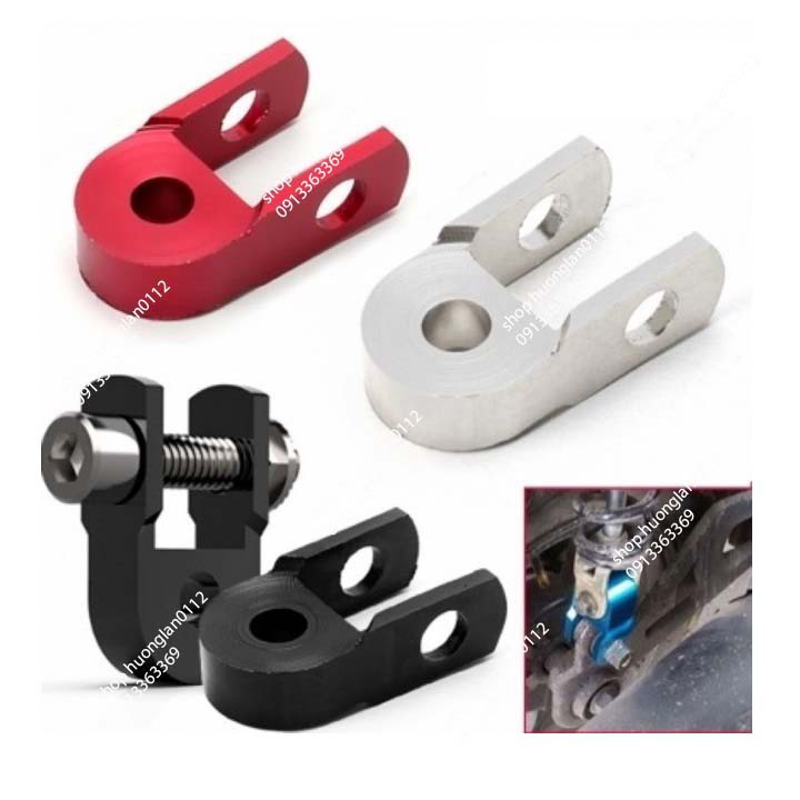 Nâng giảm xóc sau Pass tăng thụt xe máy kèm bulong chống đề