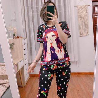 Set 2 bộ đồ bộ Thun lạnh
