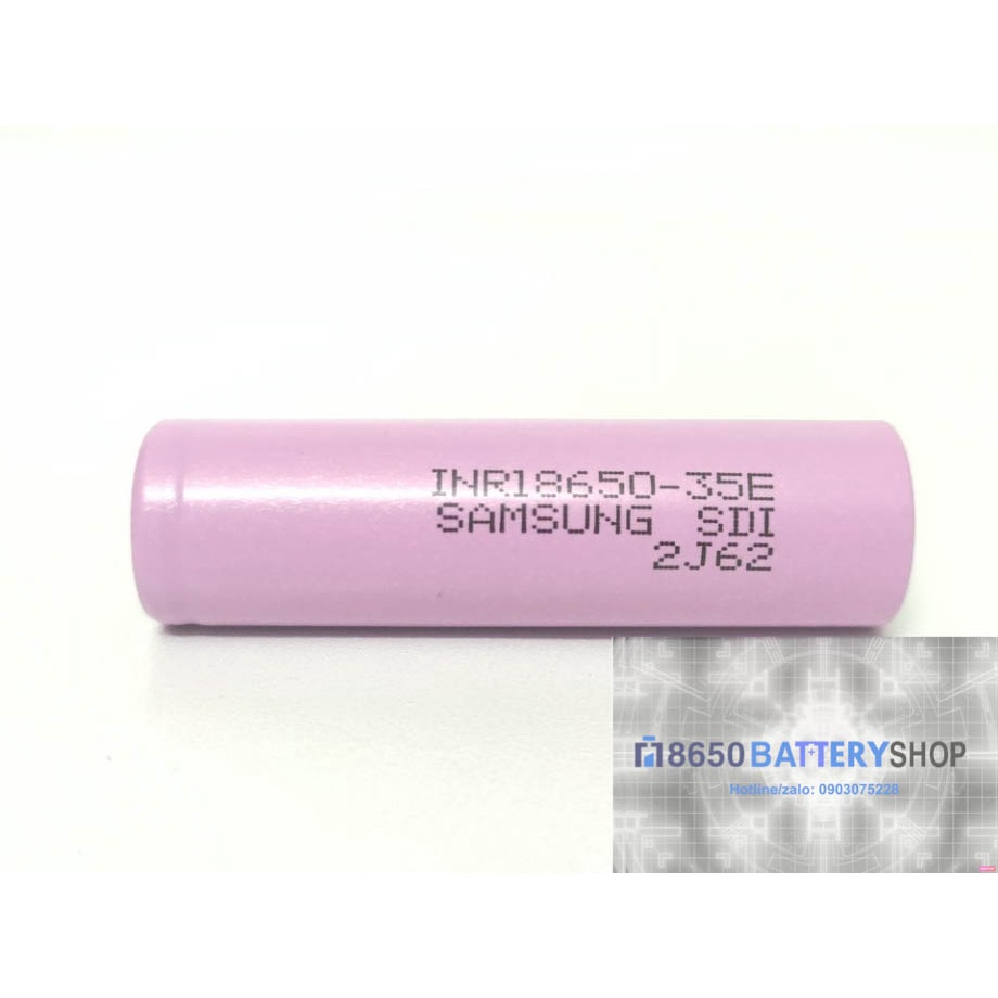 [P30] Pin 18650 Korea Samsung 35E 3500mah xã cao 10A mới 100%,  đảm bảo thông số pin đúng