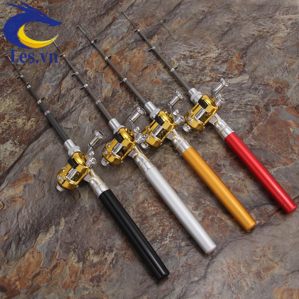 Cần Câu Cá Mini Bỏ Túi Bằng Hợp Kim Nhôm