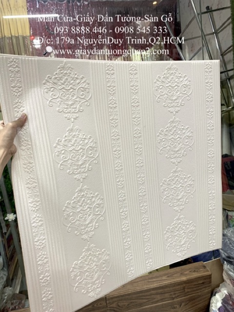(Miền Nam) Xốp dán tường 3D hoa văn (có BẢO HÀNH) | BigBuy360 - bigbuy360.vn