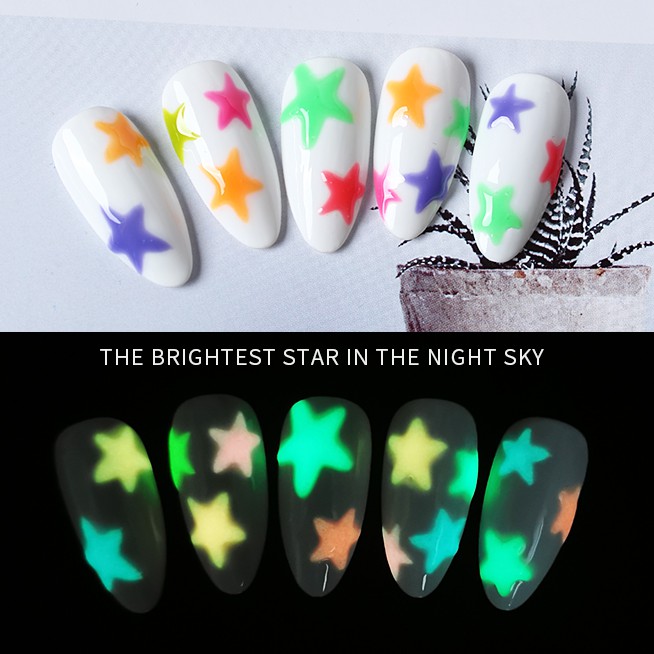 Sơn gel AS - dạ quang phát sáng mã YT