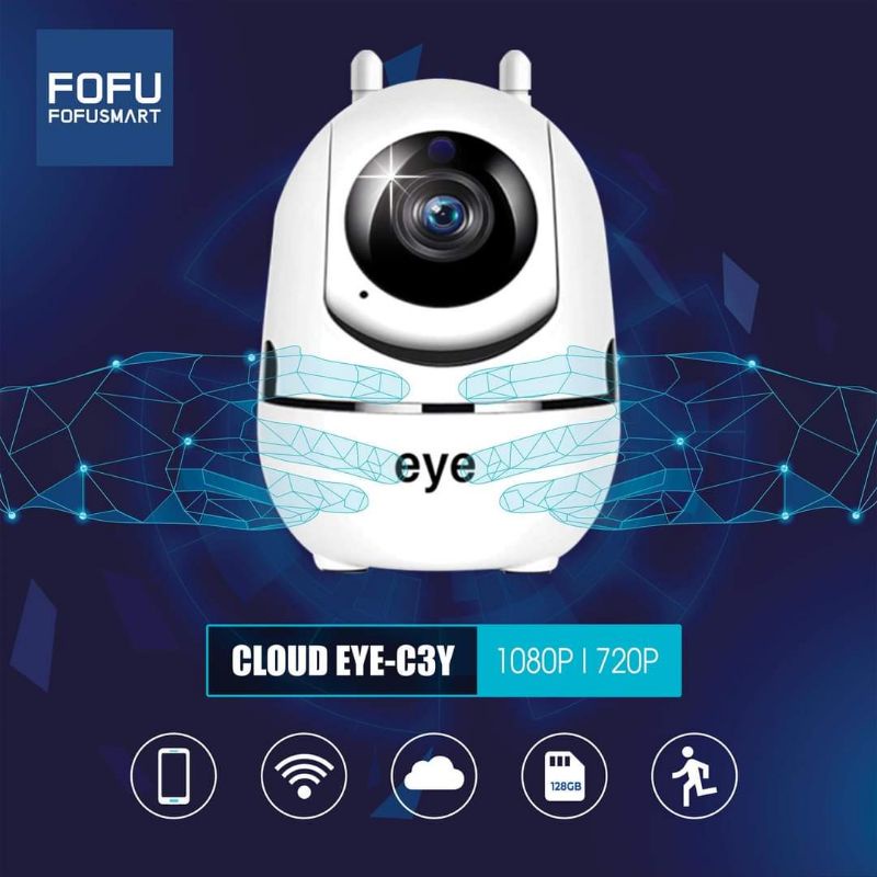 Camera IP Wifi EYE C3Y Quan Sát Rộng Full HD 2.0Mpx - YCC365 PLUS