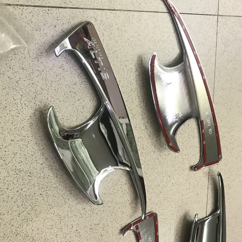Bộ ốp Hõm cửa mạ crom Toyota Altis các form 2015 đến 2020