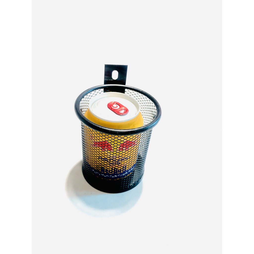 Giỏ Đựng Đồ Mini Gắn Xe Máy, Xe Hơi Hình Vuông Tròn Để Được Chai Nước Vật Dụng Nhỏ Tiện Lợi