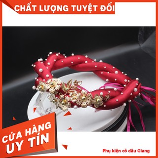 <TP>Mấn mỹ nhân - mấn đội đầu cô dâu - đỏ đô