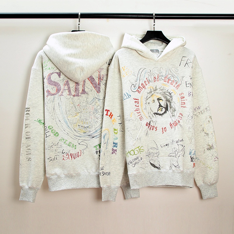 MỚI Áo hoodie dài tay dáng rộng thời trang cho nam nữ