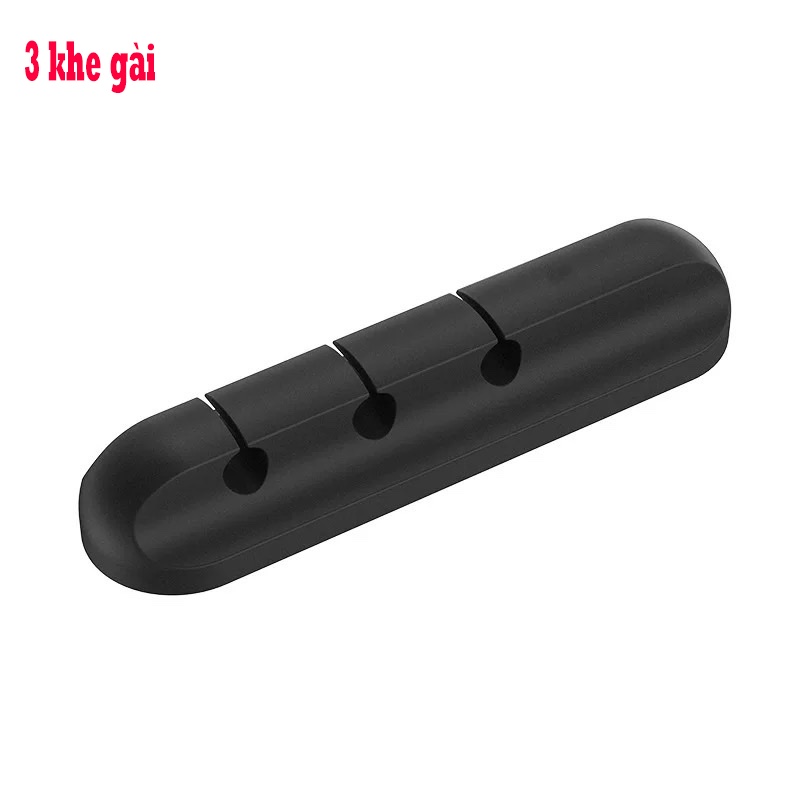 Kẹp cố định dây cáp sạc tiện lợi, giúp bàn làm việc ngăn nắp