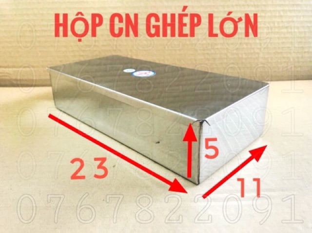 HỘP CHỮ NHẬT INOX Y TẾ - HỘP LƯU MẪU