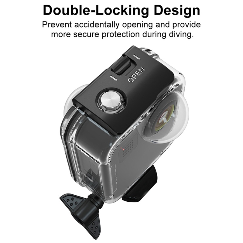 Màn Hình Cảm Ứng Chống Nước Bảo Vệ 360 Độ Cho GoPro MAX