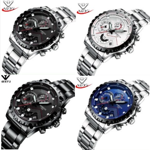 Đồng hồ Nam Nibosi 1985 ⚡FREESHIP⚡ FullBox, có 4 màu | BigBuy360 - bigbuy360.vn