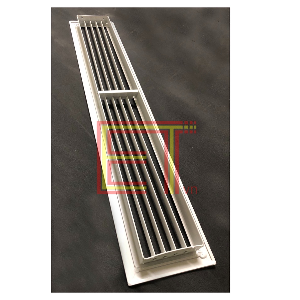 Mặt thông gió trong nhà hình chữ nhật 95x10, BH 12 tháng, nhôm định hình sơn tĩnh điện, chịu nhiệt, không biến đổi màu