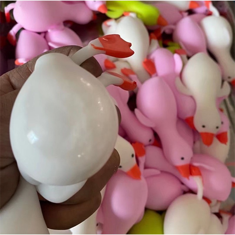 GUDETAMA SQUIShY Con VỊT CÁT Kéo Dài Nhiều Màu Mềm Mịn cực đáng yêu mochi slime bóp bóp kéo kéo cực đã