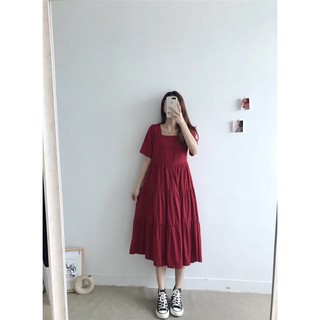[GIÁ SỐC] Váy babydoll cổ vuông (Sỉ từ 5sp bất kỳ)