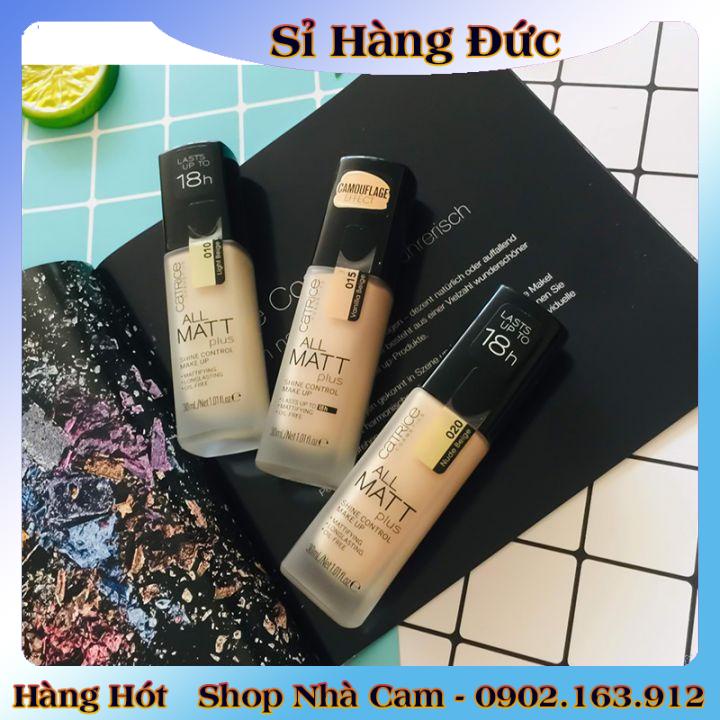 [auth] Kem Nền Kiềm Dầu Catrice All Matt Plus 18h Mỏng Mịn -Nội địa Đức Đủ Bill [Hot]