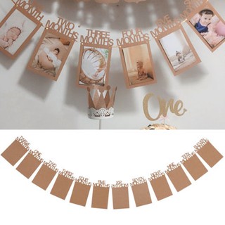 Khung Hình 1-12 Tháng Tuổi, Dùng Làm Tiệc Sinh Nhật 1 Tuổi Của Bé, Quà Tiệc Chuẩn Bị Cưới Hoặc Sinh Con