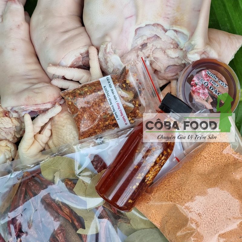 Combo 2 sét Gia vị cay gà tứ xuyên tặng kèm 2 chai nước sốt thần thánh