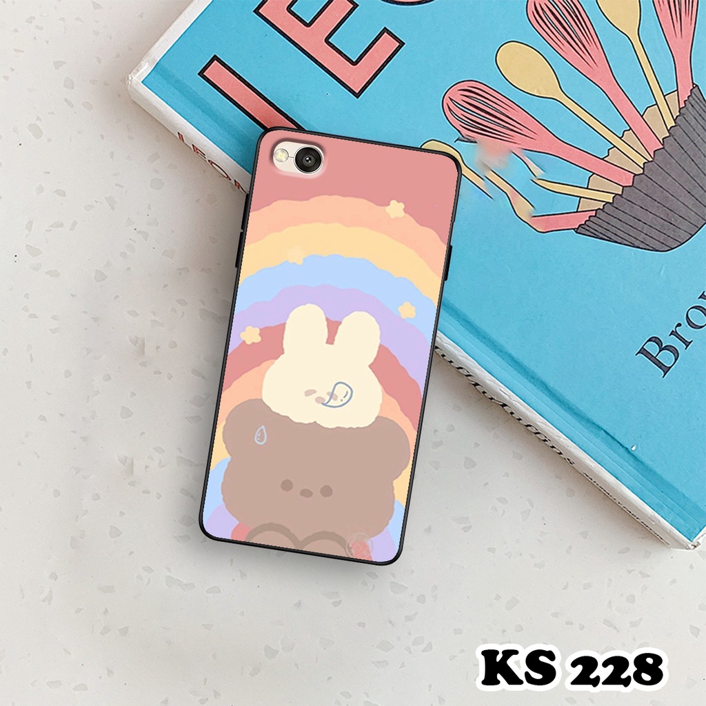 Ốp lưng Xiaomi Redmi 4 - Redmi 4A - Redmi 4X - Ốp in hình gấu bear ngộ nghĩnh