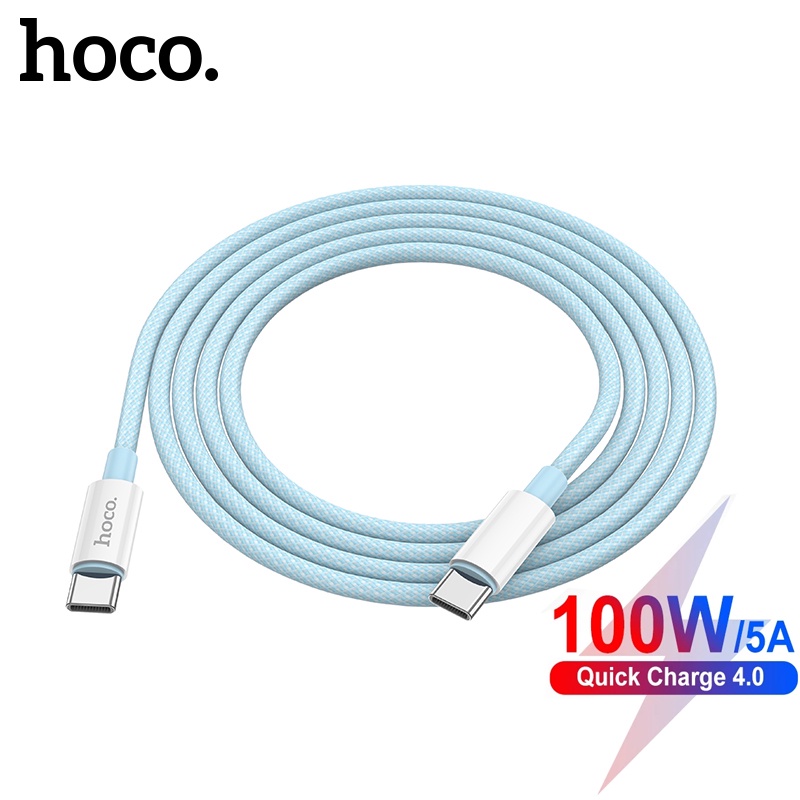 Cáp sạc nhanh Hoco. X68 100W USB Type C 5A 100W PD tiện lợi thích hợp cho Macbook iPad Samsung S20 Xiaomi
